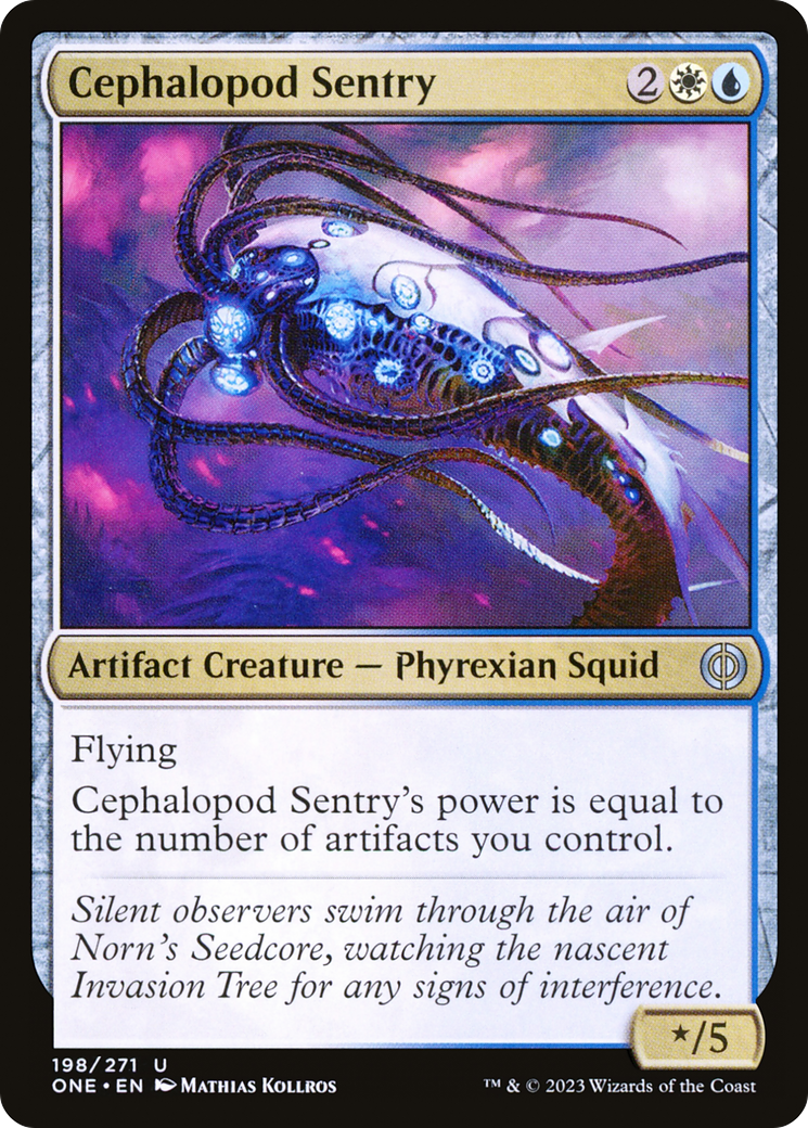 Cephalopod Sentry (ONE-198) - Phyrexia: All Will Be One [Uncommon]