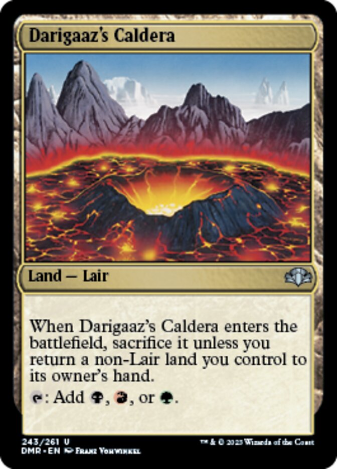 Darigaaz's Caldera (DMR-243) - Dominaria Remastered [Uncommon]