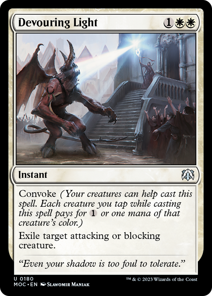 Devouring Light (MOC-180) - March of the Machine Commander [Uncommon]