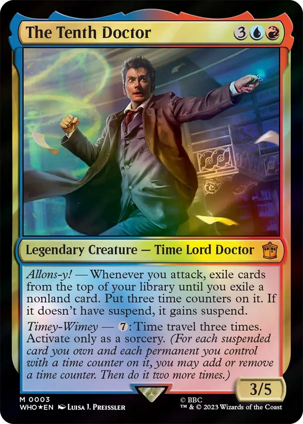 The Tenth Doctor (WHO-003) - Doctor Who Foil [Mythic]