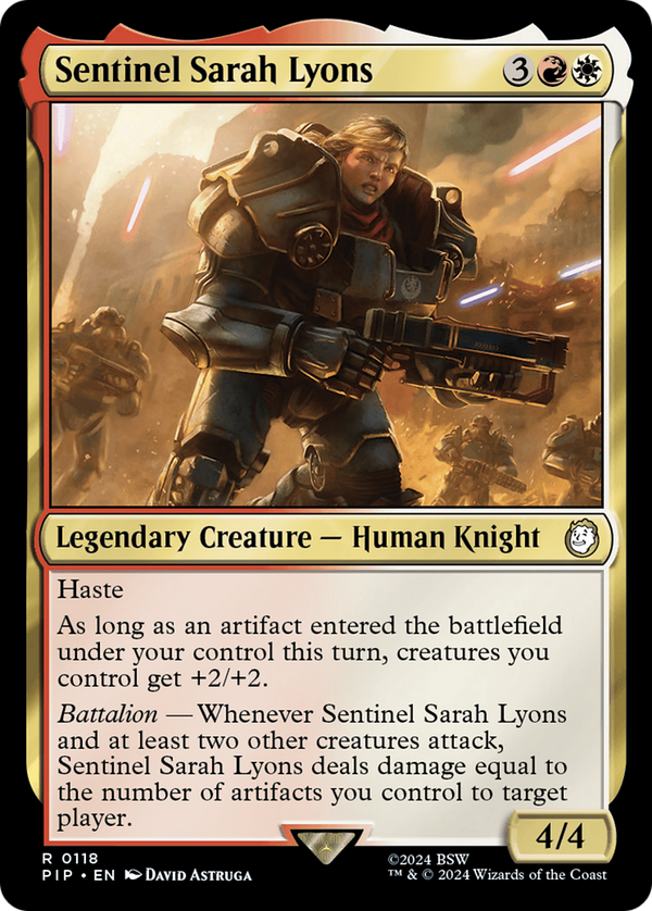 Sentinel Sarah Lyons (PIP-118) - Fallout [Rare]