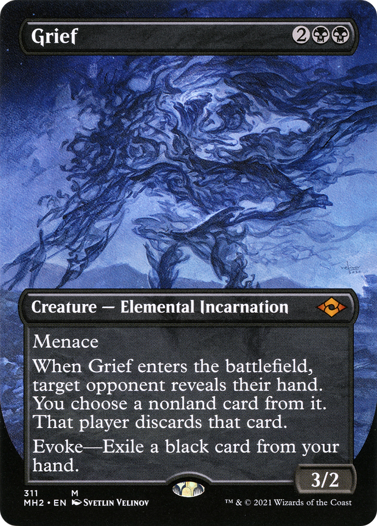 Grief (MH2-311) - Modern Horizons 2 (Borderless) Foil [Mythic]