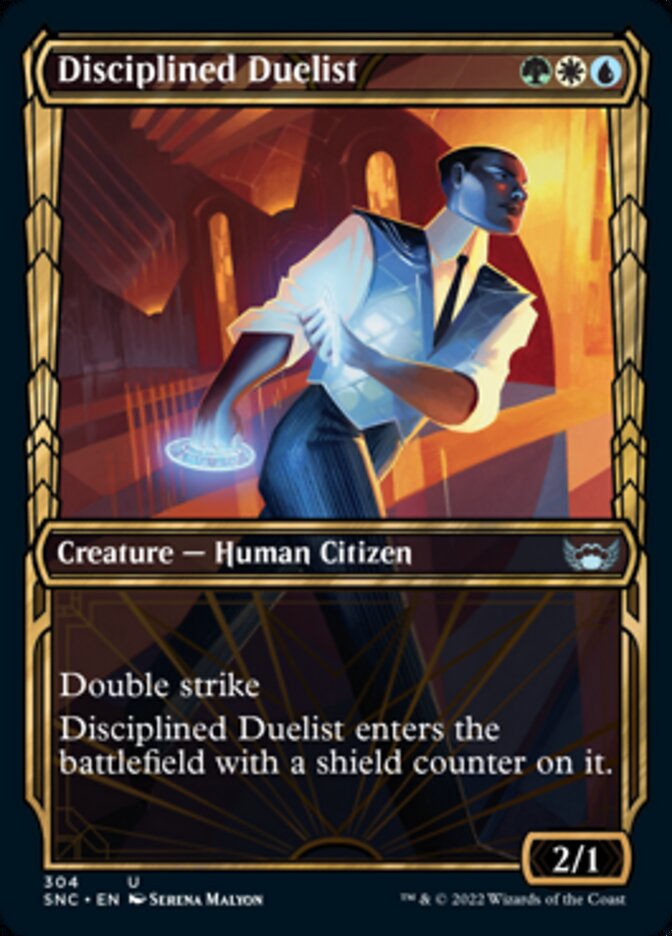 Disciplined Duelist (SNC-304) - Streets of New Capenna: (Showcase) [Uncommon]