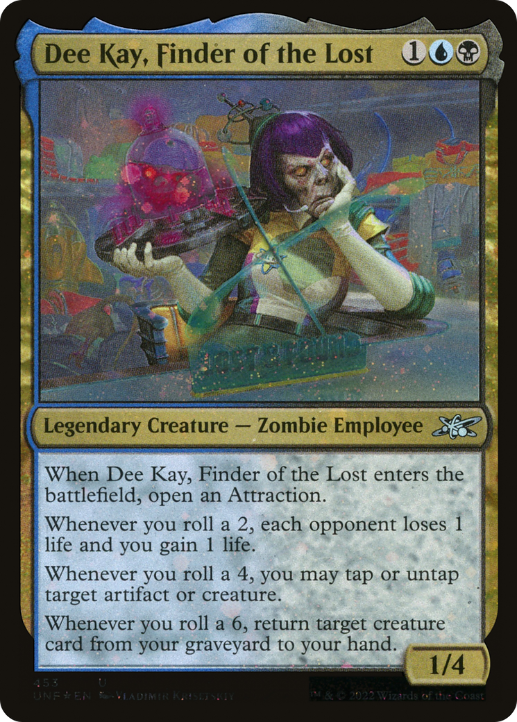 Dee Kay, Finder of the Lost (UNF-453) - Unfinity Galaxy Foil [Uncommon]