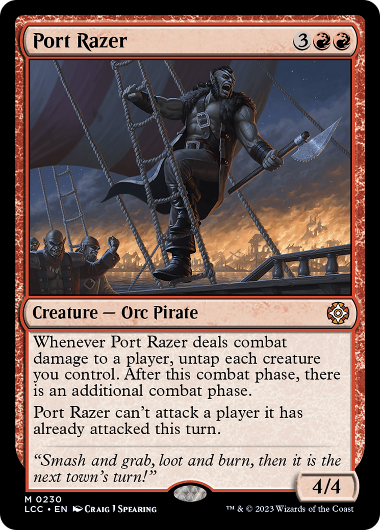 Port Razer (LCC-230) - The Lost Caverns of Ixalan Commander [Mythic]