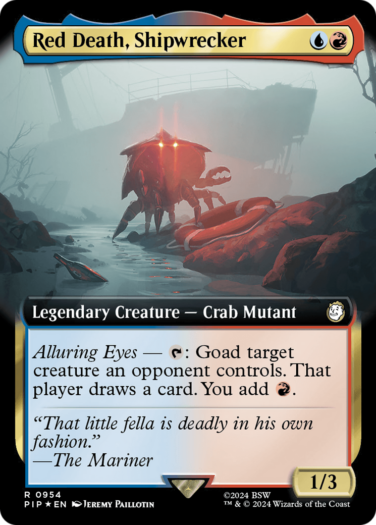 Red Death, Shipwrecker (PIP-954) - Fallout: (Extended Art) Foil [Rare]