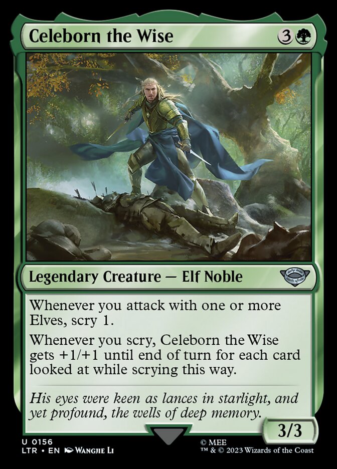 Celeborn the Wise (LTR-156) - The Lord of the Rings: Tales of Middle-earth [Uncommon]