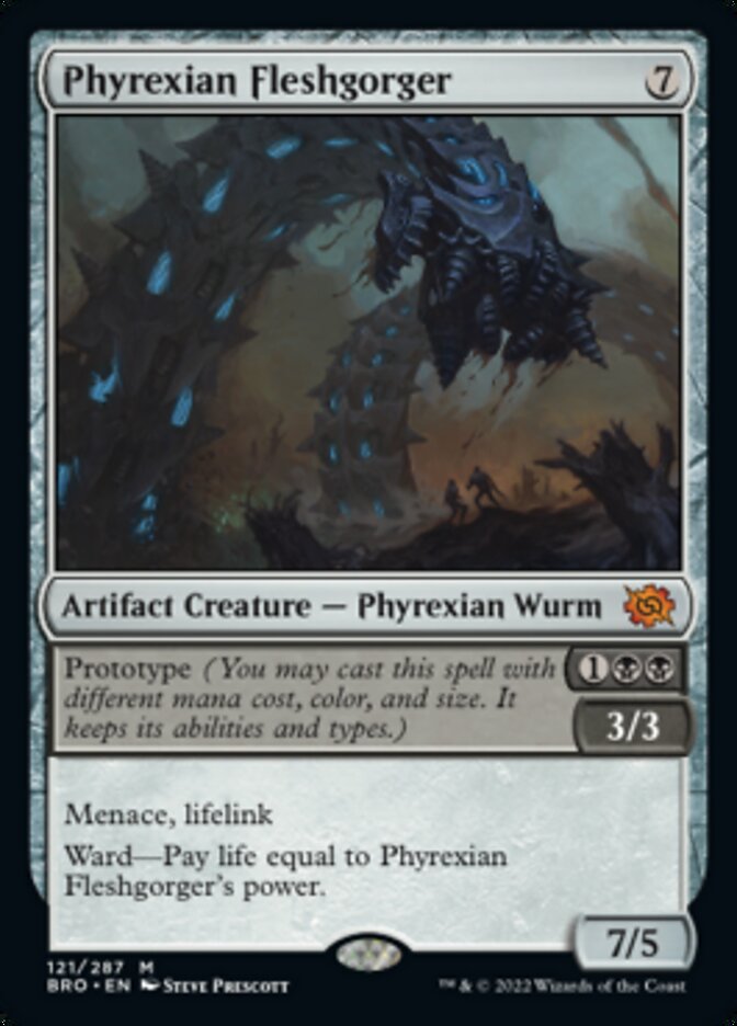 Phyrexian Fleshgorger (BRO-121) - The Brothers' War [Mythic]