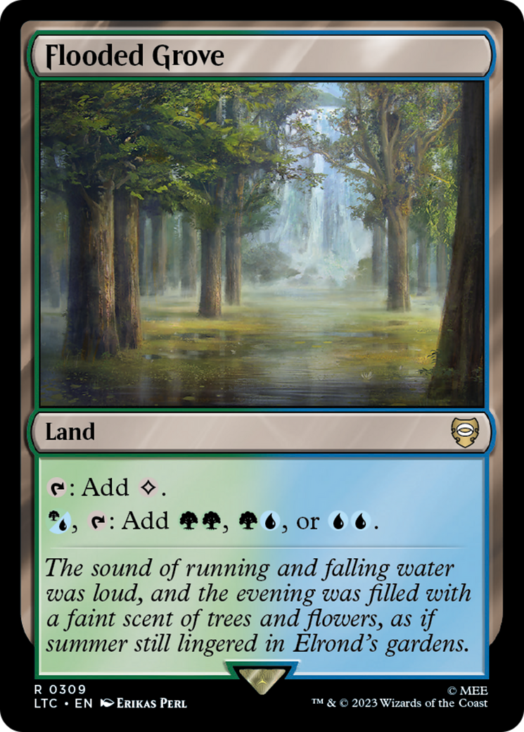 Flooded Grove (LTC-309) - Tales of Middle-earth Commander [Rare]
