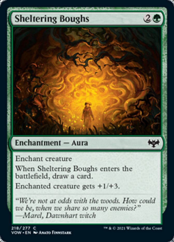 Sheltering Boughs (VOW-218) - Innistrad: Crimson Vow [Common]