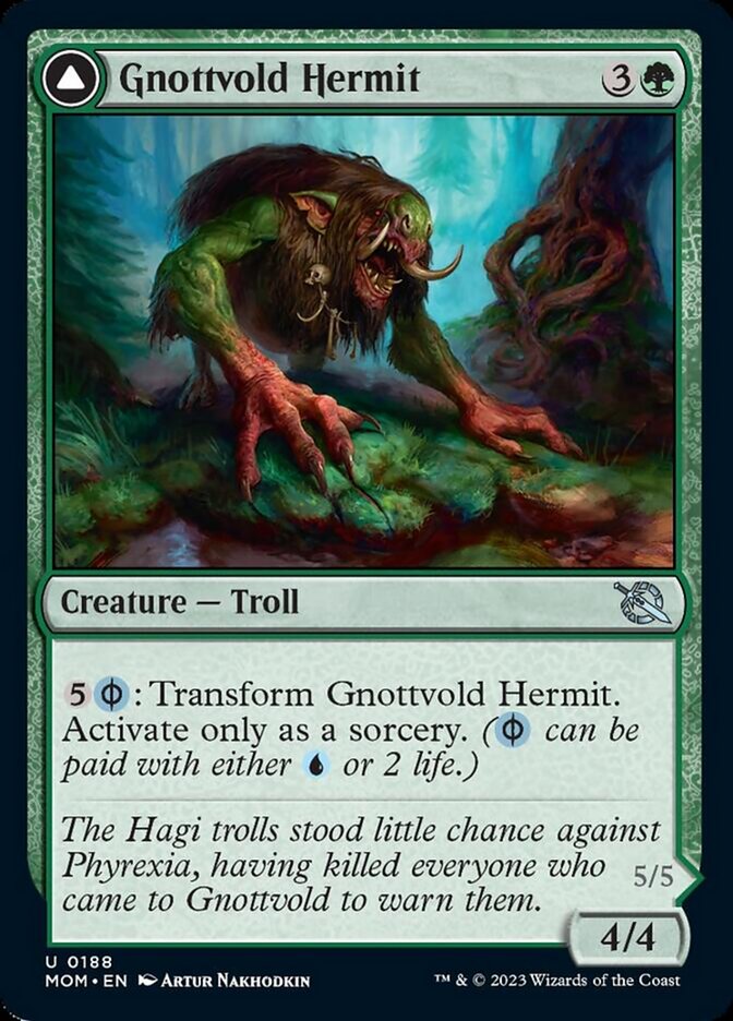 Gnottvold Hermit // Chrome Host Hulk (MOM-188) - March of the Machine [Uncommon]