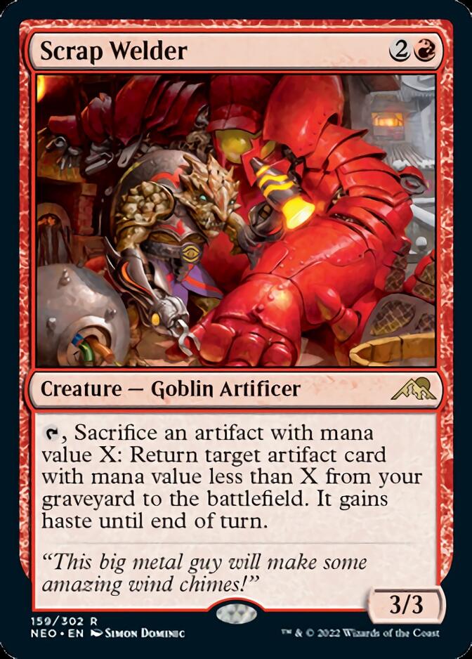 Scrap Welder (NEO-159) - Kamigawa: Neon Dynasty [Rare]
