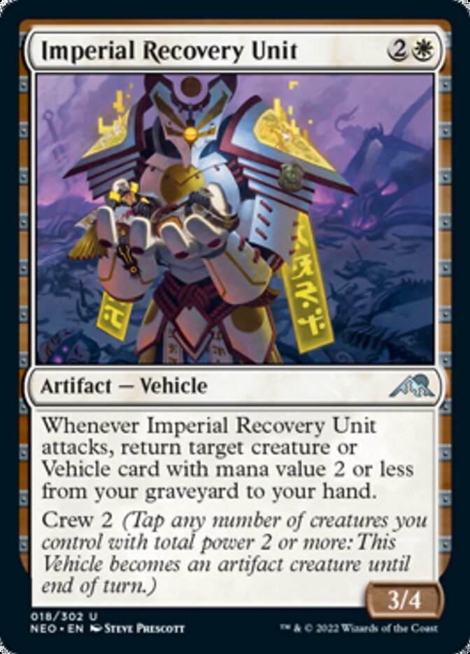 Imperial Recovery Unit (NEO-018) - Kamigawa: Neon Dynasty [Uncommon]