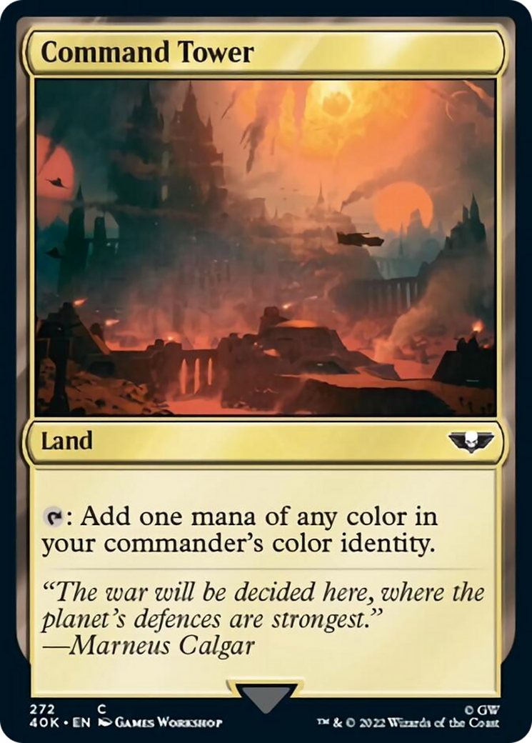 Command Tower (40K-272) - Warhammer 40,000 Commander [Common] – Board ...