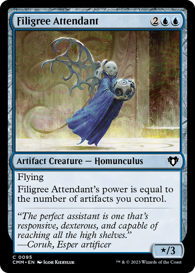 Filigree Attendant (CMM-095) - Commander Masters [Common]