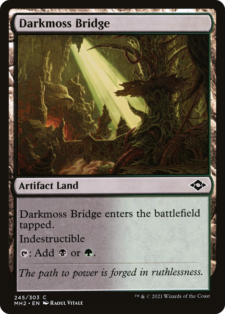 Darkmoss Bridge (MH2-245) - Modern Horizons 2 [Common]