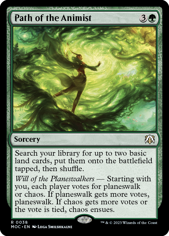 Path of the Animist (MOC-038) - March of the Machine Commander [Rare]