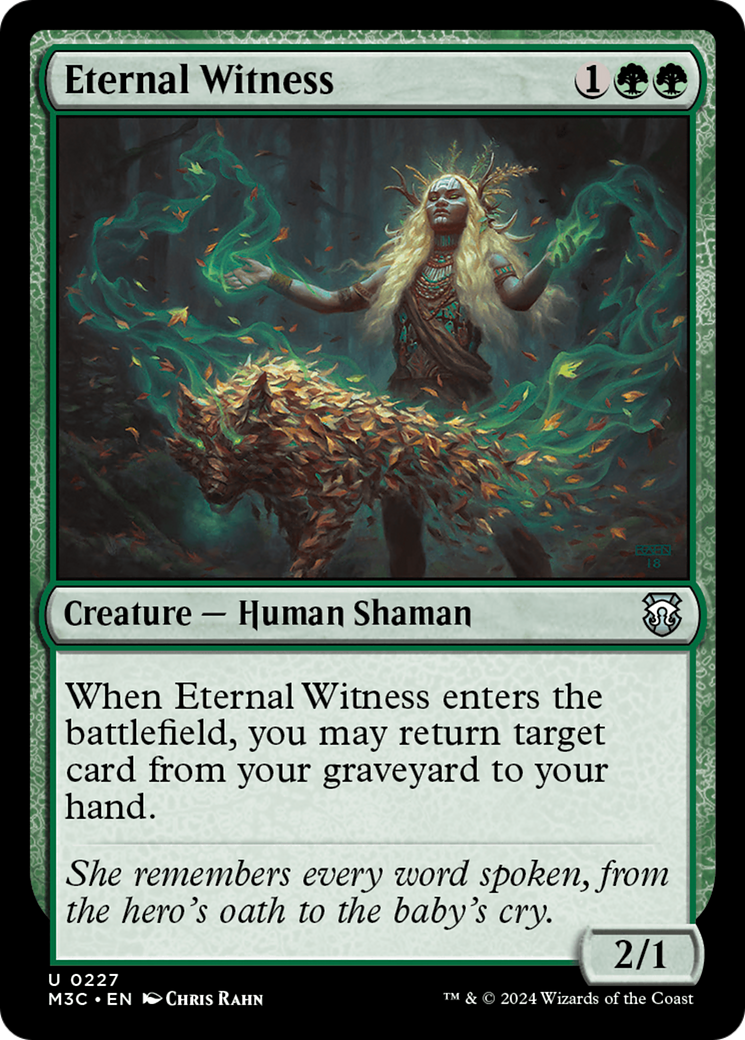 Eternal Witness (M3C-227) - Modern Horizons 3 Commander Foil [Uncommon]