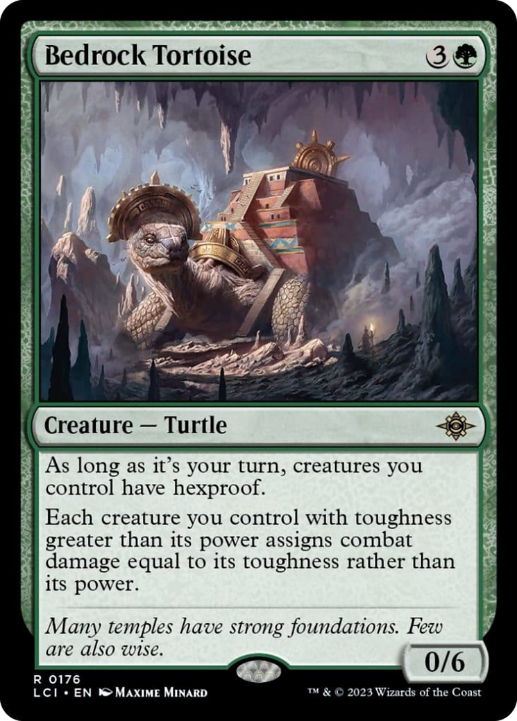 Bedrock Tortoise (LCI-176) - The Lost Caverns of Ixalan [Rare]