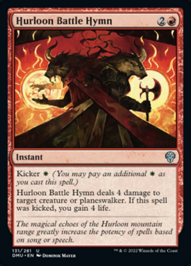 Hurloon Battle Hymn (DMU-131) - Dominaria United [Uncommon]