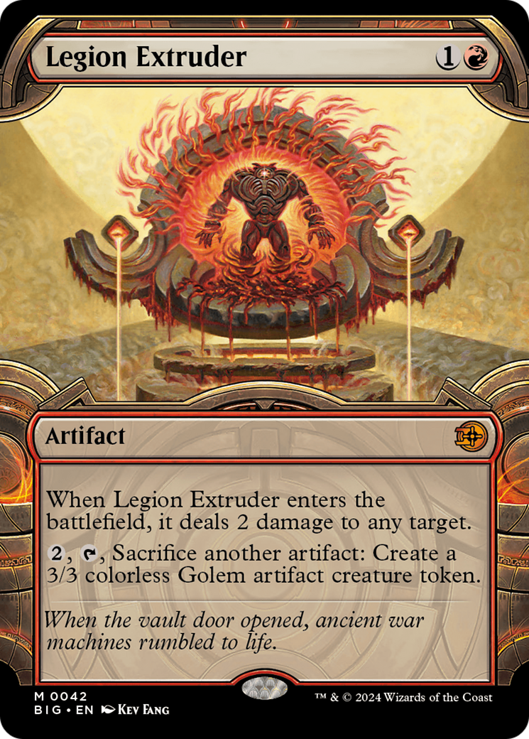Legion Extruder (BIG-042) - The Big Score: (Showcase) Foil [Mythic]
