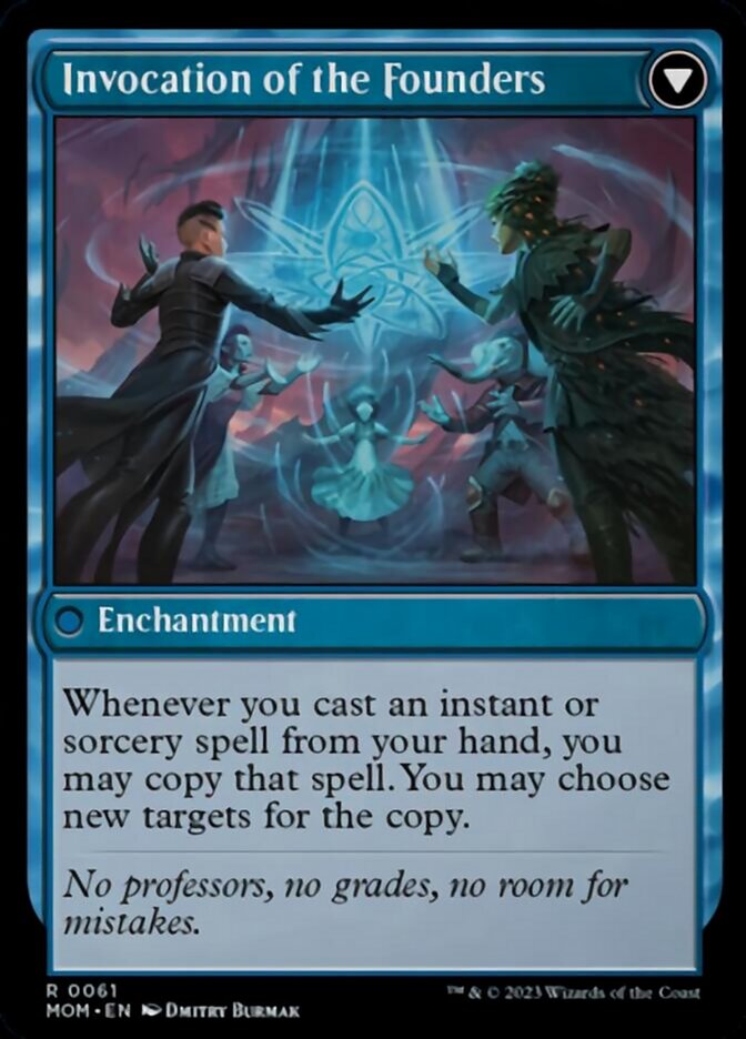 Invasion of Arcavios // Invocation of the Founders (MOM-061) - March of the Machine [Rare]