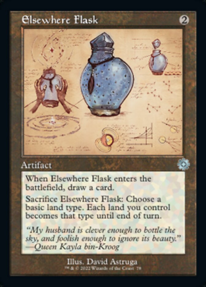 Elsewhere Flask (BRR-078) - The Brothers' War Retro Artifacts [Uncommon] Retro Frame Schematic