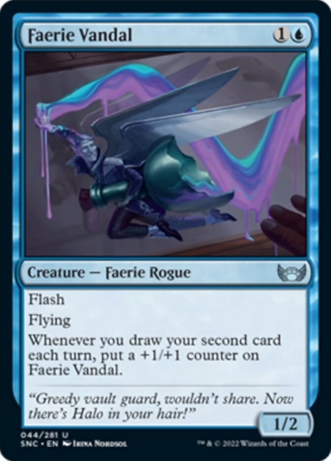 Faerie Vandal (SNC-044) - Streets of New Capenna [Uncommon]