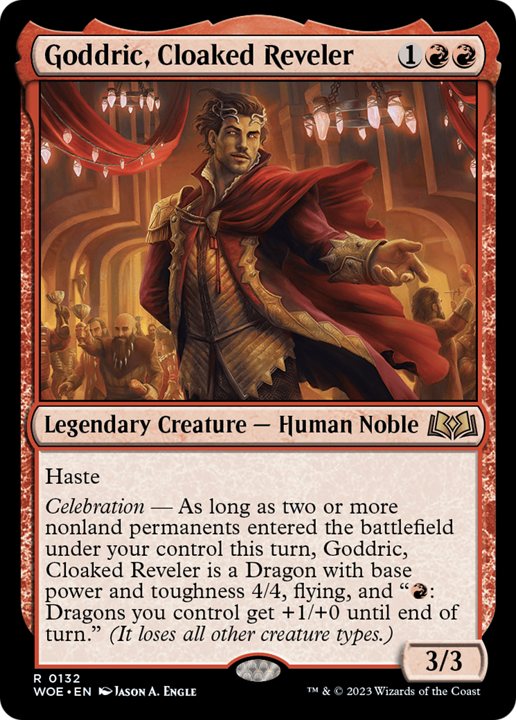 Goddric, Cloaked Reveler (WOE-132) - Wilds of Eldraine [Rare]