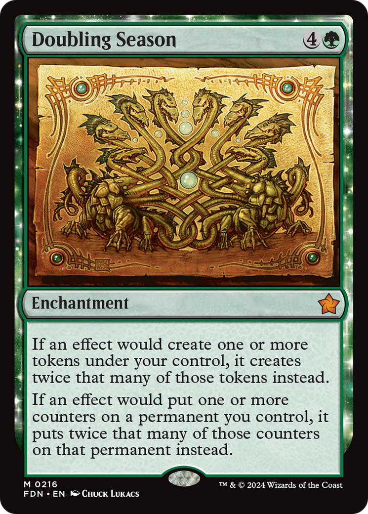 Doubling Season (FDN-216) - Foundations Foil [Mythic]