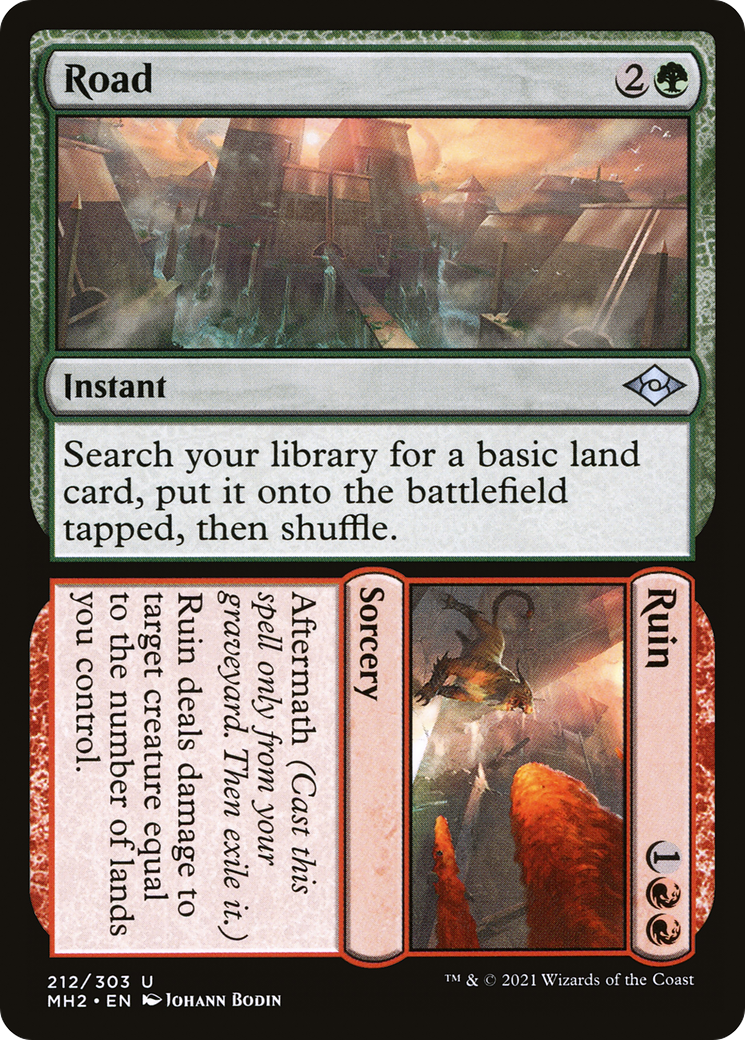 Road // Ruin (MH2-212) - Modern Horizons 2 Foil [Uncommon]