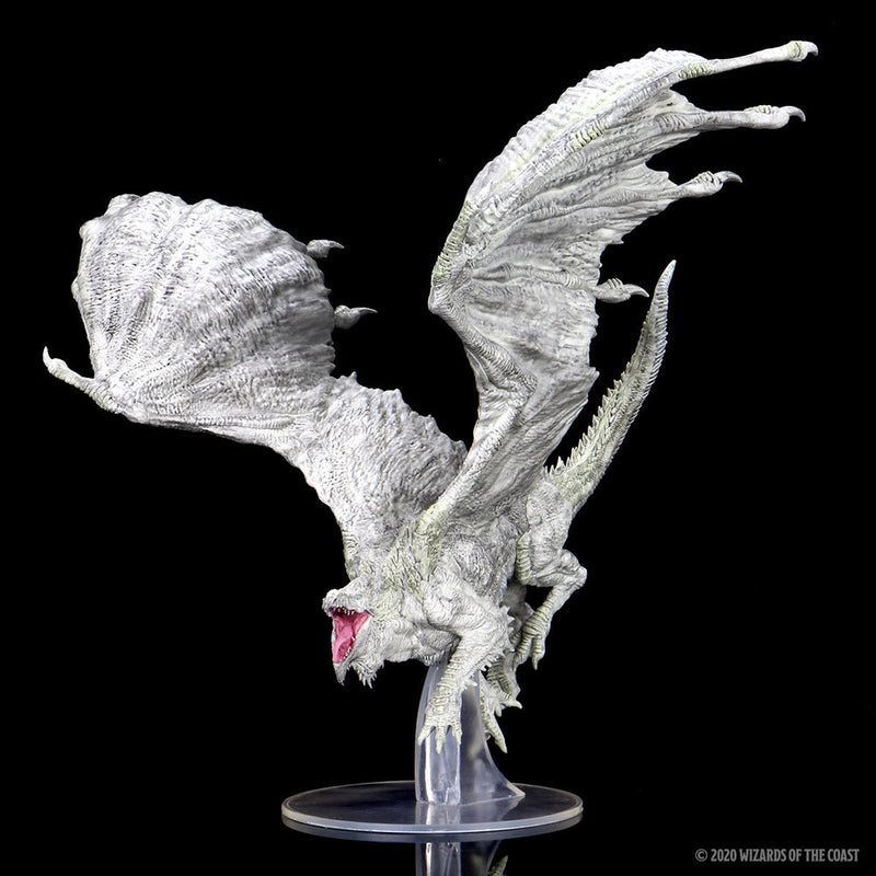 Dungeons & Dragons: Icons of the Realm: Adult White Dragon Premium Figure
