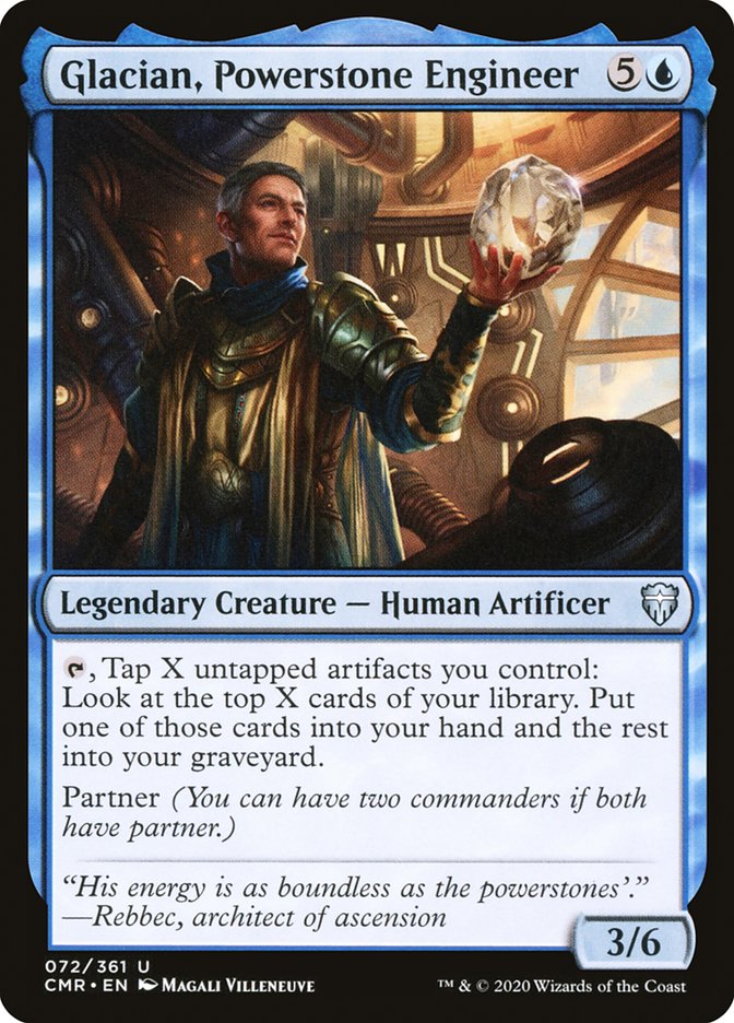 Glacian, Powerstone Engineer (CMR-072) - Commander Legends [Uncommon]