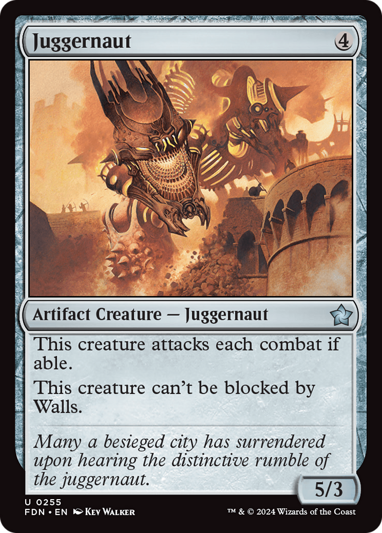 Juggernaut (FDN-255) - Foundations Foil [Uncommon]
