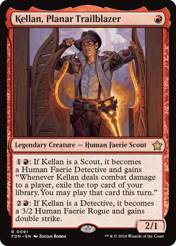 Kellan, Planar Trailblazer (FDN-091) - Foundations Foil [Rare]