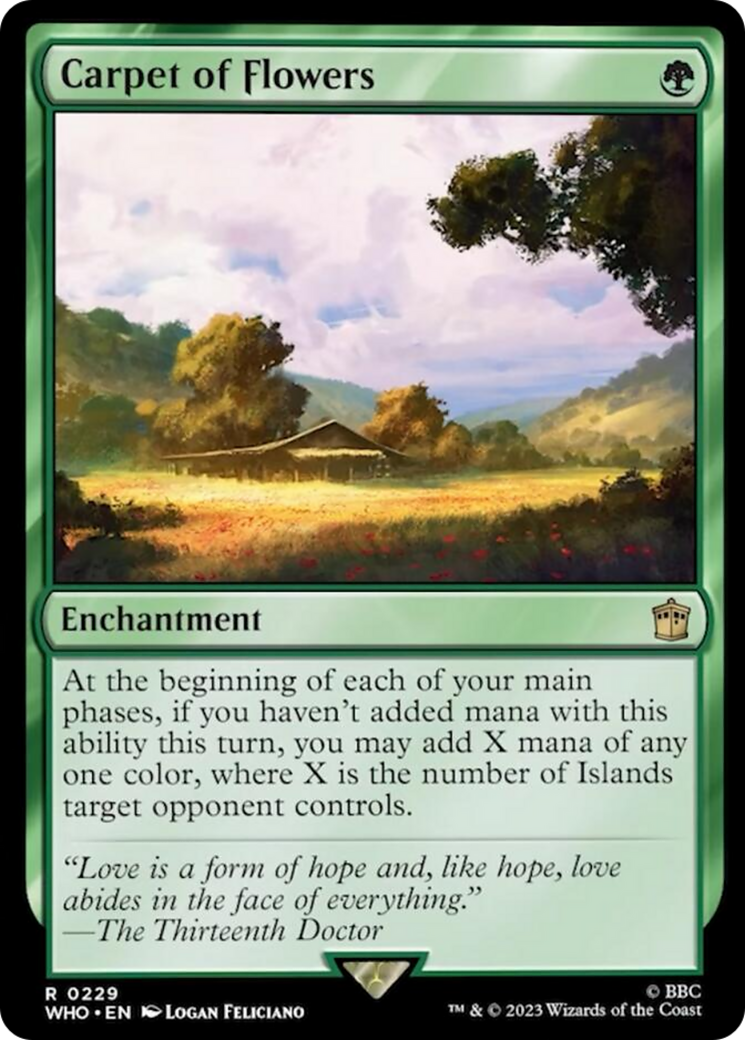 Carpet of Flowers (WHO-229) - Doctor Who [Rare]