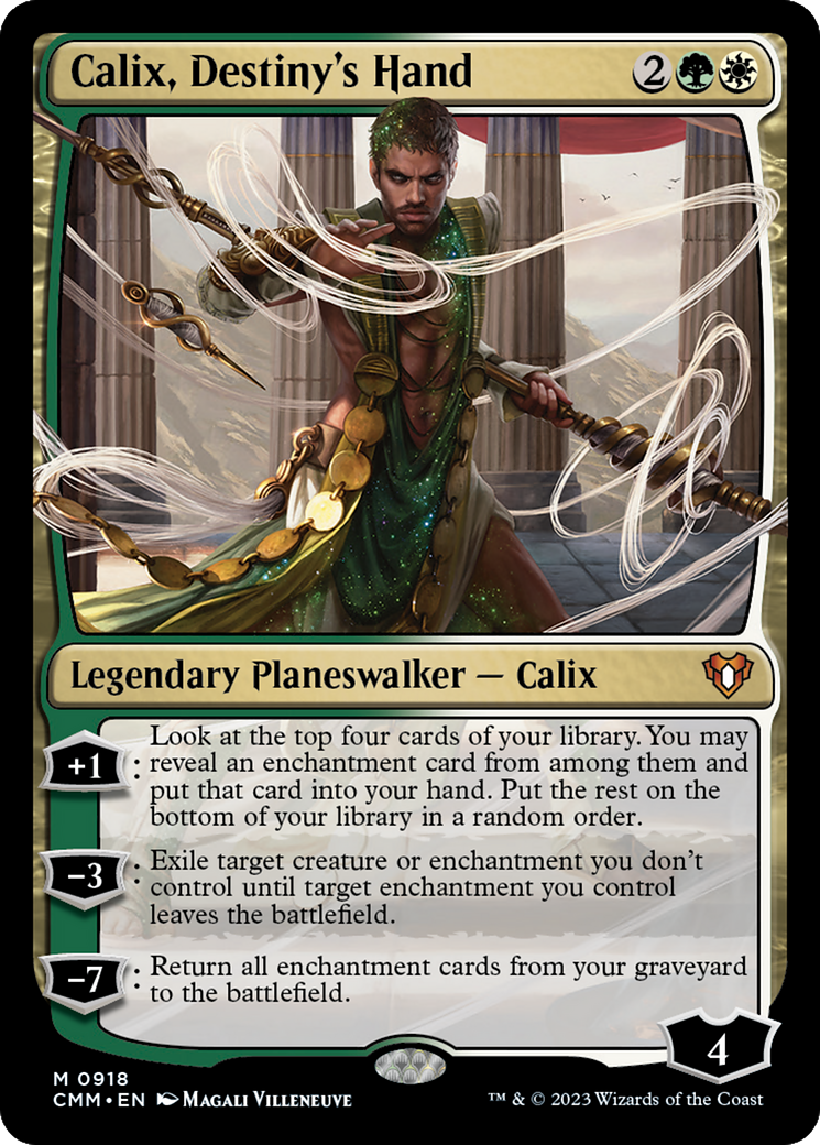 Calix, Destiny's Hand (CMM-918) - Commander Masters [Mythic]