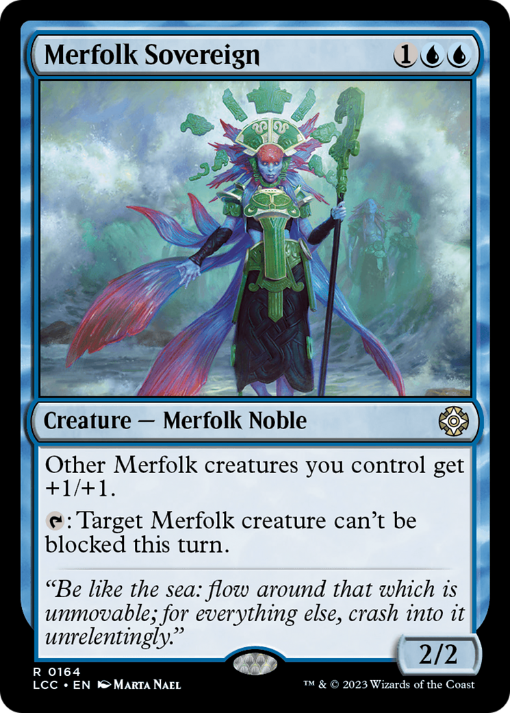 Merfolk Sovereign (LCC-164) - The Lost Caverns of Ixalan Commander [Rare]