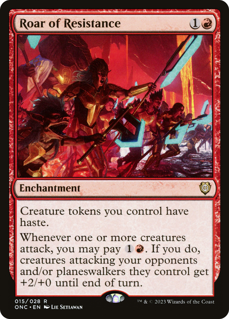 Roar of Resistance (ONC-015) - Phyrexia: All Will Be One Commander [Rare]
