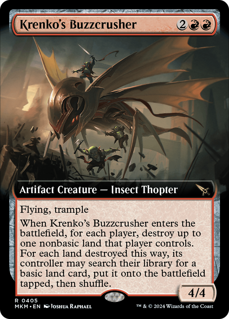 Krenko's Buzzcrusher (MKM-405) - Murders at Karlov Manor: (Extended Art) [Rare]