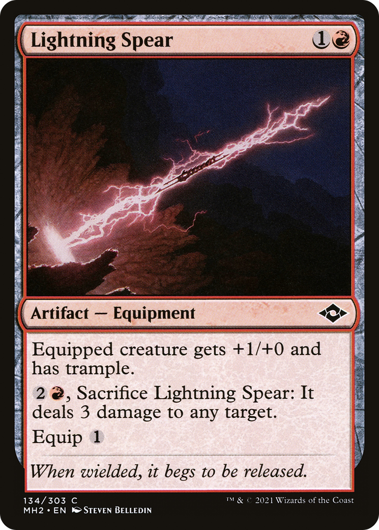 Lightning Spear (MH2-134) - Modern Horizons 2 [Common]