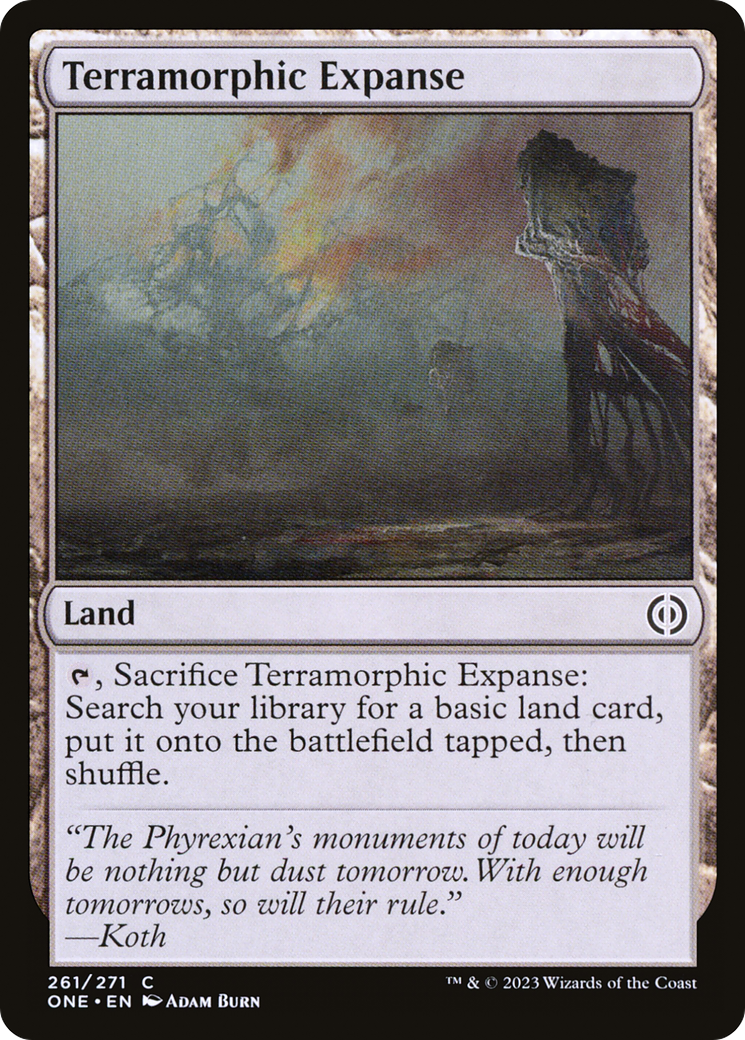 Terramorphic Expanse (ONE-261) - Phyrexia: All Will Be One [Common]