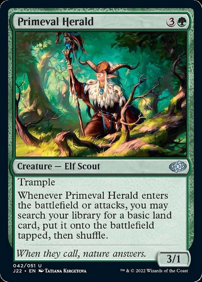 Primeval Herald (J22-042) - Jumpstart 2022 [Uncommon]
