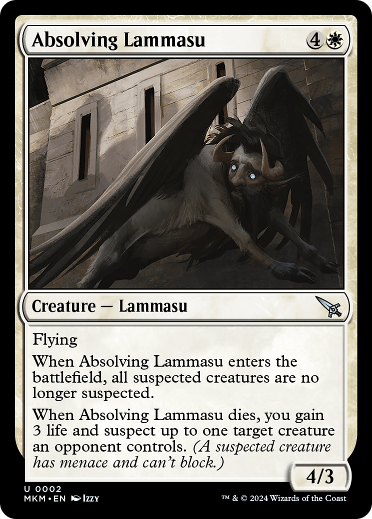 Absolving Lammasu (MKM-002) - Murders at Karlov Manor [Uncommon]
