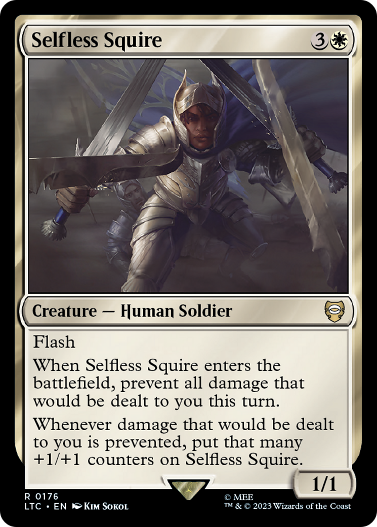 Selfless Squire (LTC-176) - Tales of Middle-earth Commander [Rare]