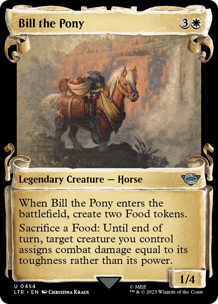 Bill the Pony (LTR-454) - The Lord of the Rings: Tales of Middle-earth: (Showcase) Scroll [Uncommon]