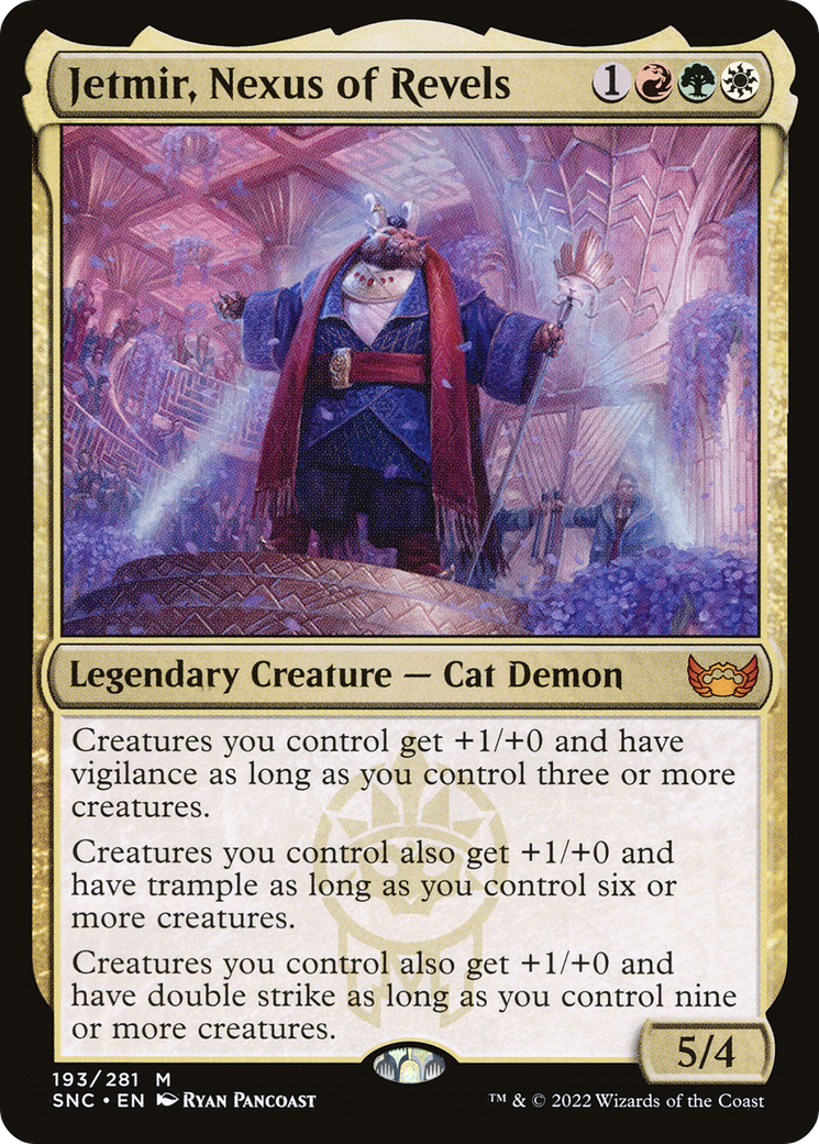 Jetmir, Nexus of Revels (SNC-193) - Streets of New Capenna Foil [Mythic]