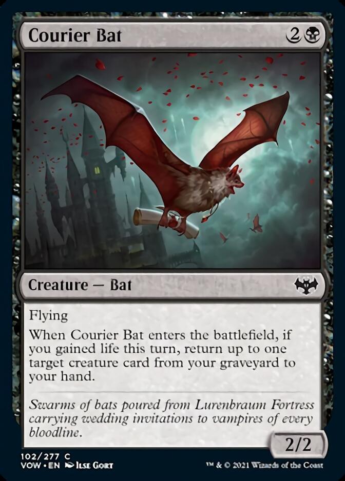 Courier Bat (VOW-102) - Innistrad: Crimson Vow [Common]