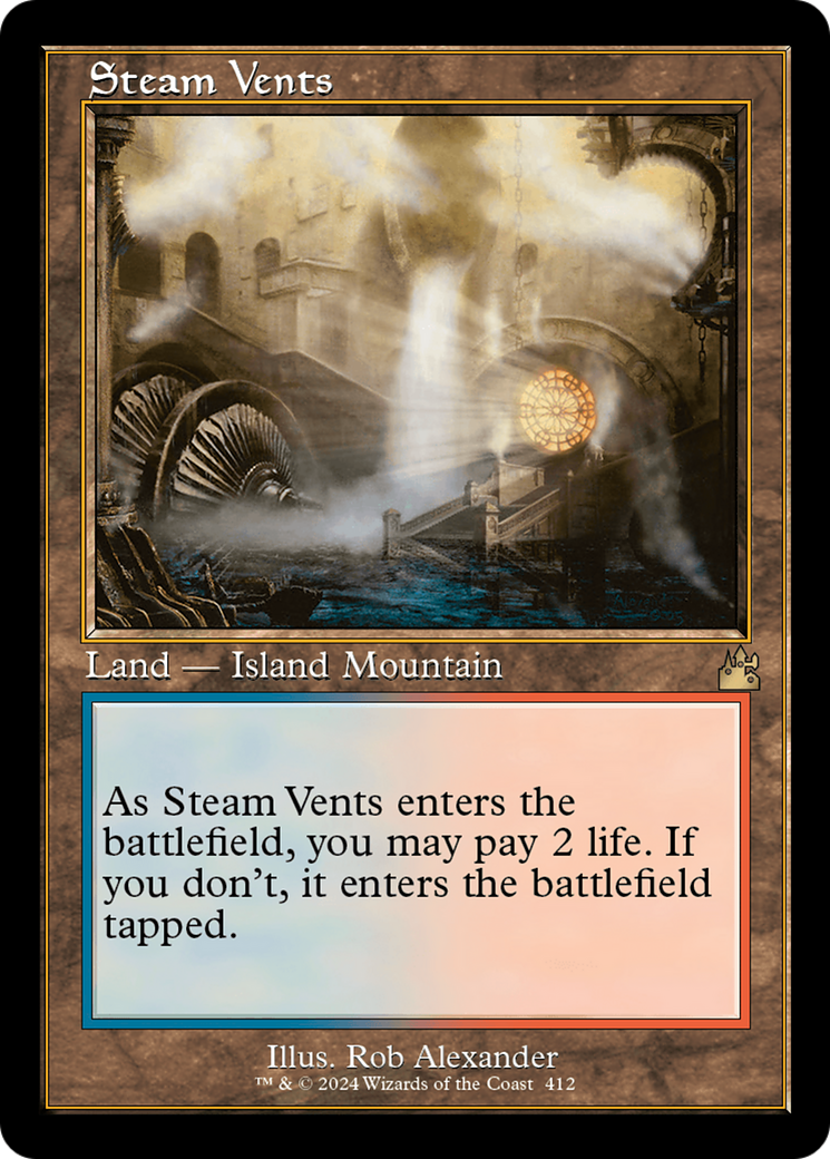 Steam Vents (RVR-412) - Ravnica Remastered [Rare]