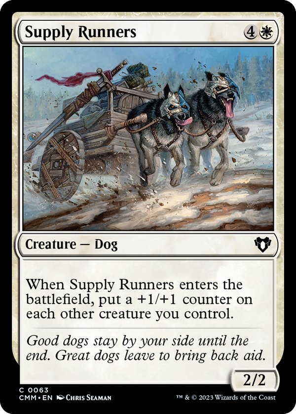 Supply Runners (CMM-063) - Commander Masters [Common]